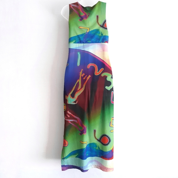 Tamsen Couture multi color maxi dress - Picture 2 of 6
